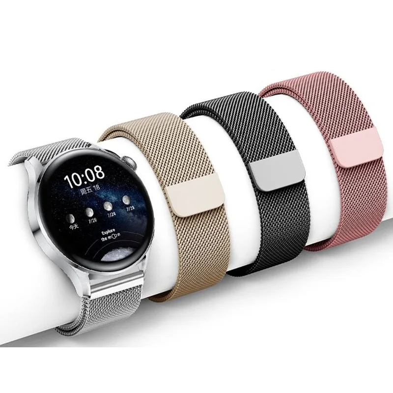 لا توجد فجوات الفرقة لساعة سامسونج جالاكسي 6 4 5-5 برو 40 مللي متر-44 مللي متر/20 مللي متر ميلانو حلقة سوار جالاكسي ساعة 4/6 الكلاسيكية 43 مللي متر/47 مللي متر الفرقة