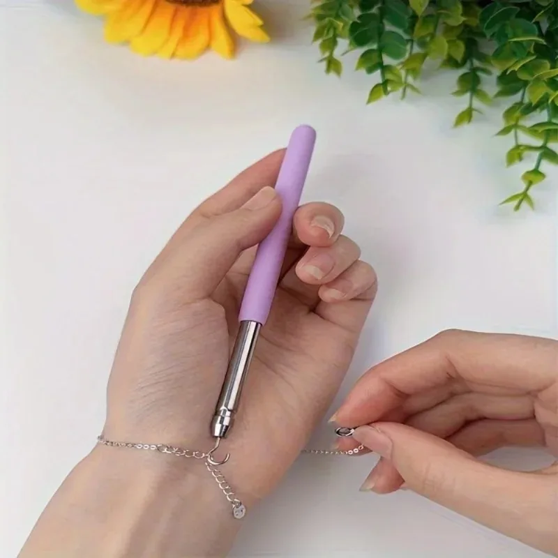 

4Pcs Help Wear Bracelet Tool Partner Jewelry Helper Fastening Aid Quickly Unfasten Hooking Equipment Pliers Clasps Ties Zipper