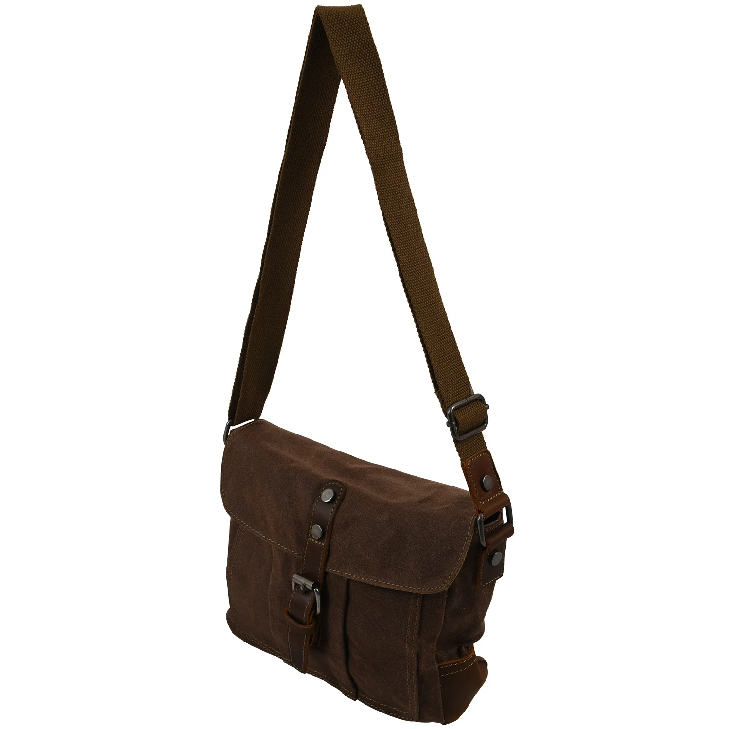 حقيبة كتف رجالية من ABQR Crossbody مقاومة للماء حقيبة قماش كاجوال للرجال