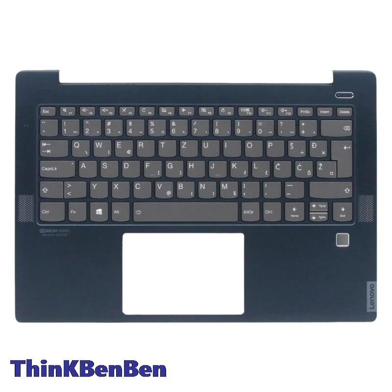 

SI Slovenian Blue Keyboard Upper Case Palmrest Shell Cover For Lenovo Ideapad S540 14 14IWL 14IML 14API 5CB0S17304