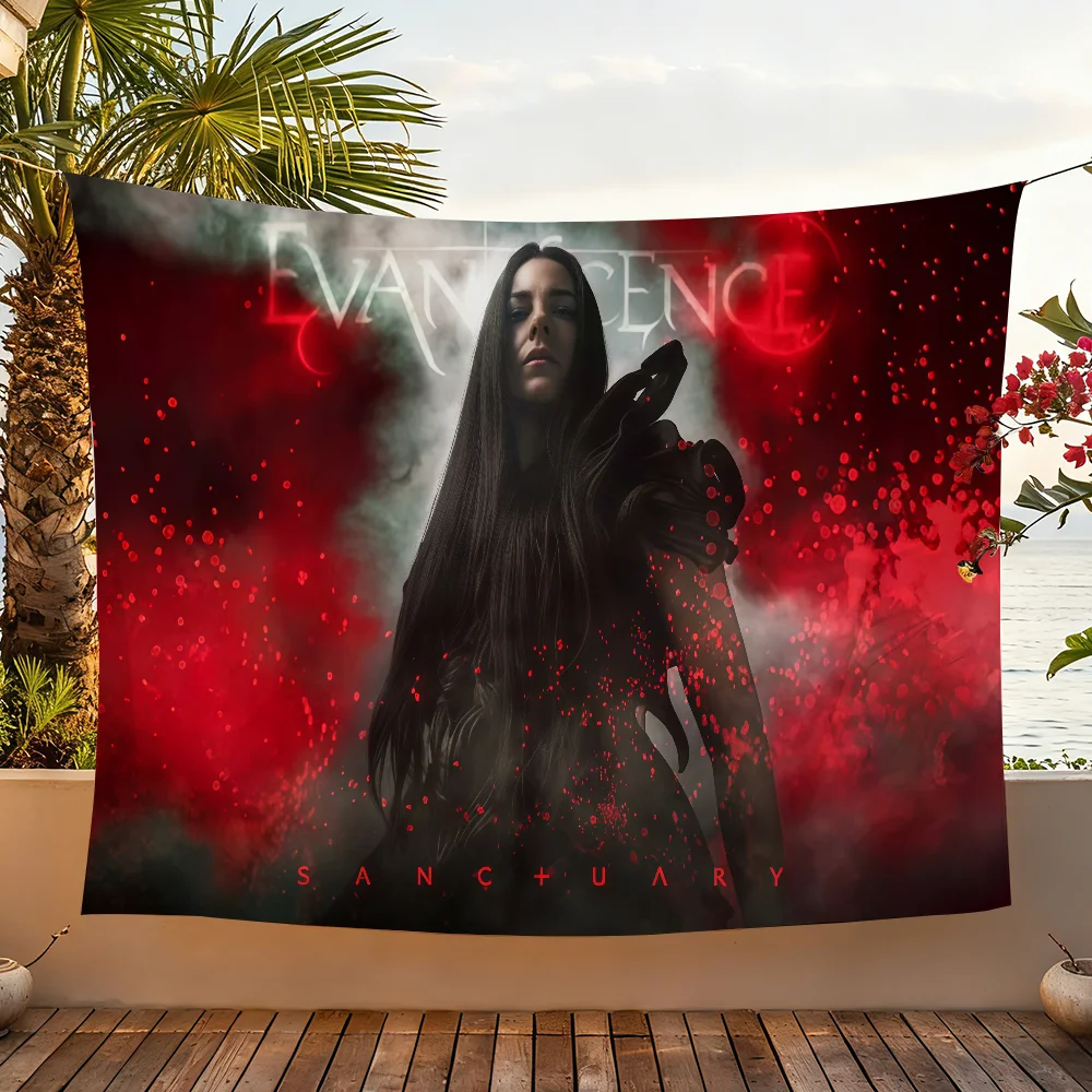Band E-Evanescence-S Sanctuary flag For Garden Party Living Room Home Wall Decor Banner Bedroom Outdoor Tapestry