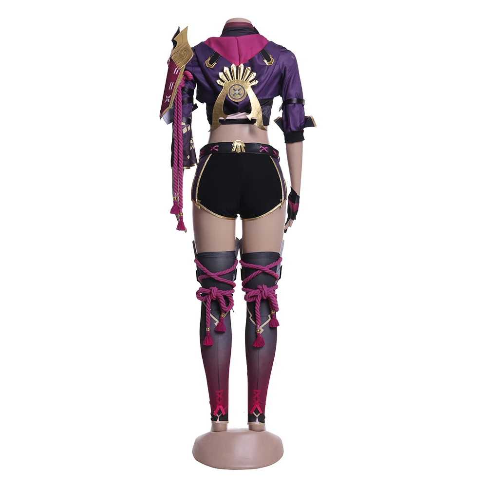 Genshin Impact Kuki Shinobu Cosplay Kostuum Uniform Pruik Anime Halloween Kostuums Voor Vrouwen Game Hoge-Kwaliteit