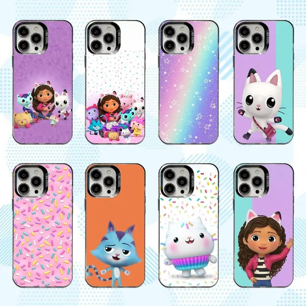 

G-Gabbys Dollhouse Cute Phone Case For iPhone 16,15,14,13,12,11,Mini,Pro,SE,MAX White Matte Shockproof Cover