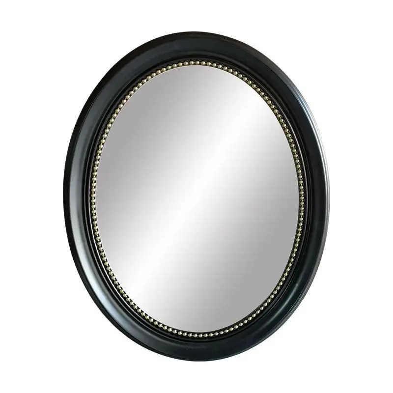 

Light luxury bathroom mirror Modern oval mirror Nordic bathroom wall Toilet toilet