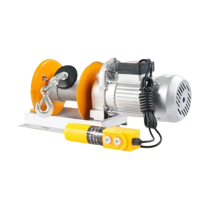 Mini Electric Hoist 220V Household Small Crane Electric Hoist Construction and Decoration Lifting Crane