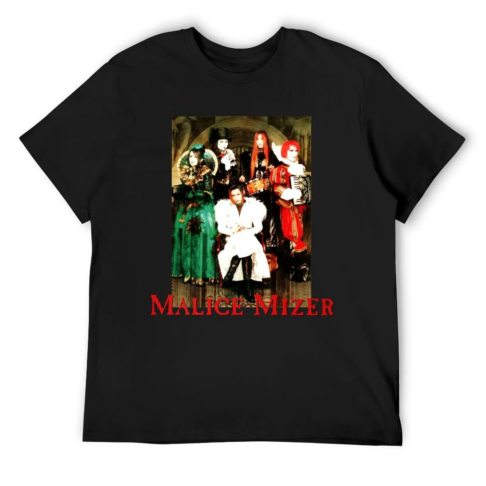 MALICE MIZER - Voyage tour band picture (J-rock visual kei band) T-Shirt custom shirt shirts graphic tee men