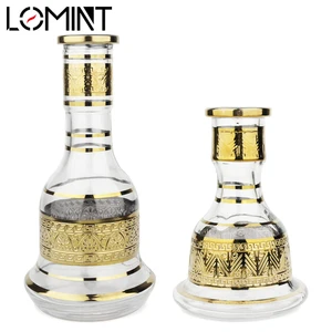 LOMINT Cam Vazo-Nargile Tabanı, Mısır, Nargile, Altın, gümüş, Büyük, Orta Boy 12-En çok satan, nargile, Mısır - №2