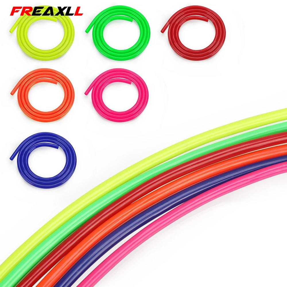 2026 2025 2024 2023 1M Colorful Gas Oil Hose Fuel Line Petrol Tube Pipe FIT For Motorcycle Dirt Pit Bike ATV Promotion Low Price