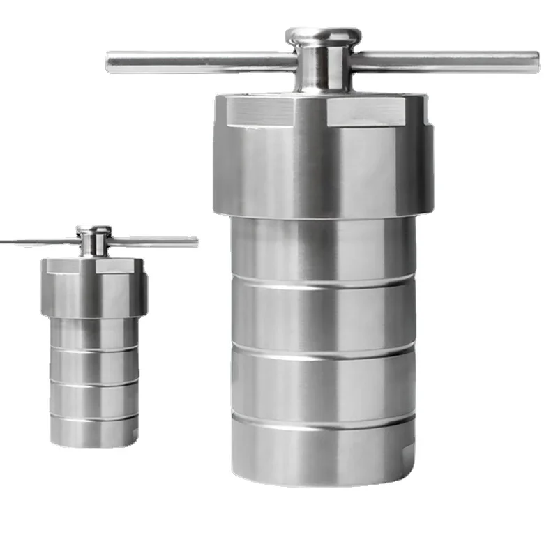 Reaktor sintesis hidrotermal laboratorium baja tahan karat kecil PTFE berlapis reaktor hidrotermal 100mlf