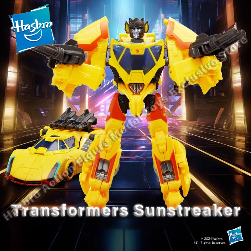 

In Stock Hasbro Transformers Sunstreaker Action Figures Model Toy Collectible Mobile Robot Model Toys Children's Gift