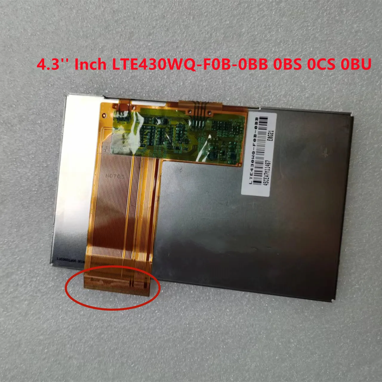 

Original 4.3'' Inch LTE430WQ-F0B-0BB 0BS 0CS 0BU For Tomtom GO 520 530 720 730 630 920t 930 LCD Display+Touch LTE430WQ-F0B Test