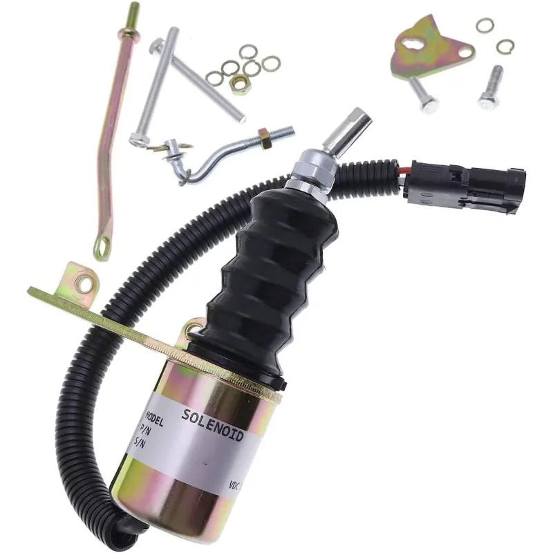 Solenoide de apagado 12V 75366GT para Deutz F4L913 para motor Genie S-80 S-85 S-100 S-105 S-120 S-125 Z-80-60