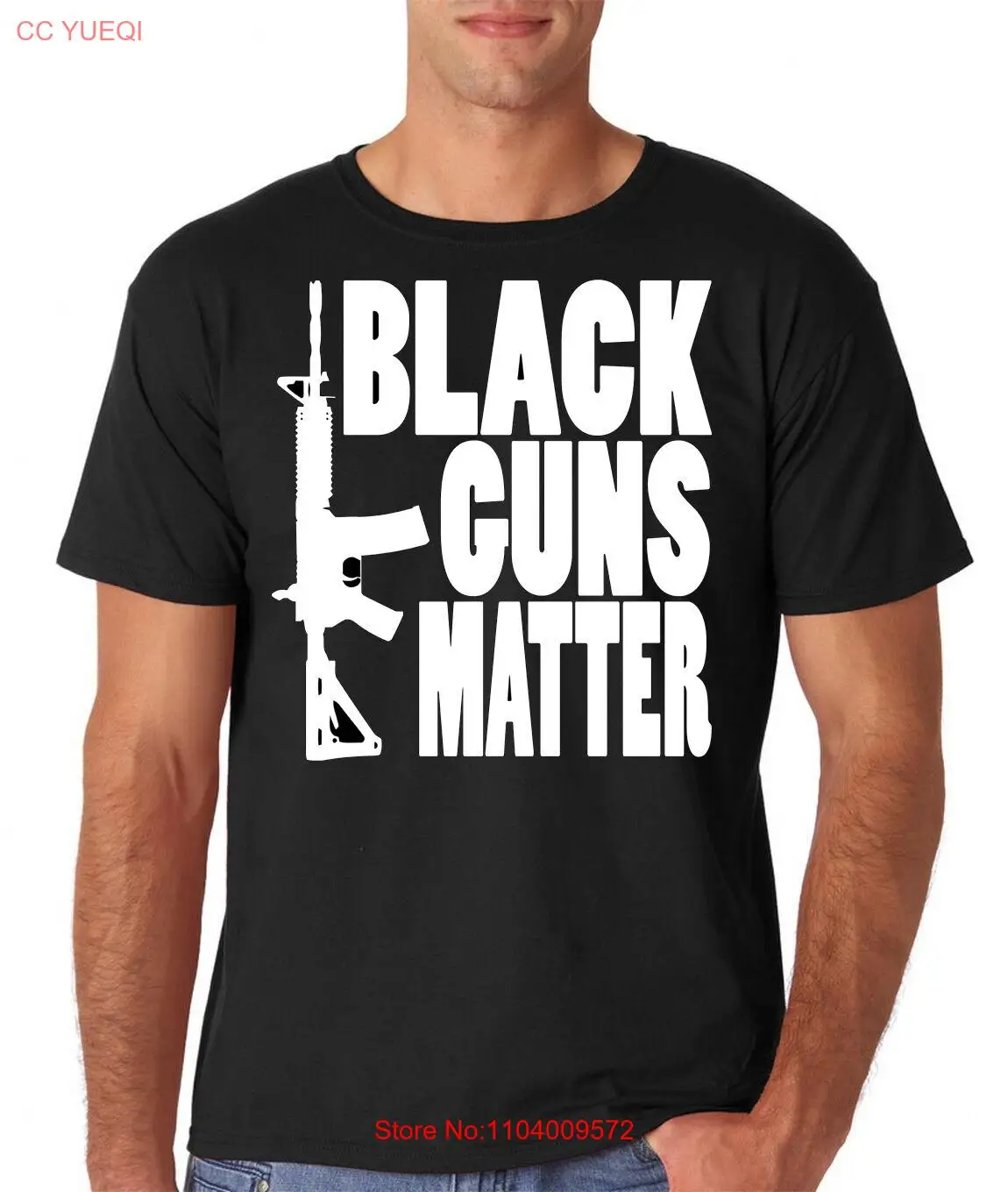 Black Guns Matter - Pro Gun Black Shirt AR-15, AK47, 2nd Amendment,T-shirt, 1776