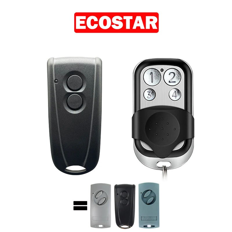 Imagem -03 - Ecostar Rsc2 433 Rse2 433 Abridor de Porta de Garagem Controle Remoto 433.92mhz Código Rolante Hormann Ecostar Liftronic Portão de Controlo Remoto