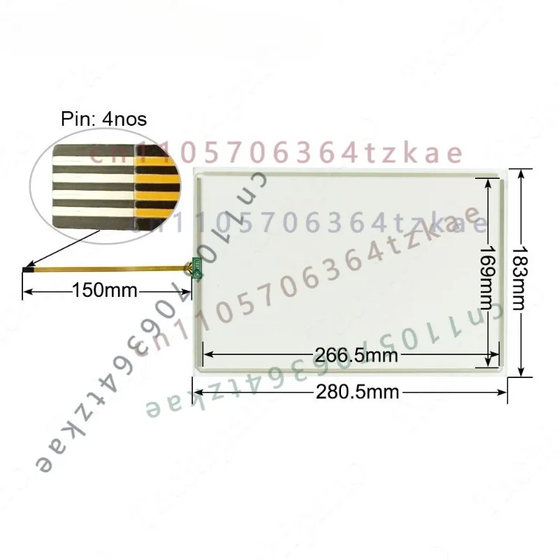 1SET Touch Screen & Membrane Keypad For 6AV2123-2MB03-0AX0 KTP1200 Operation Panel