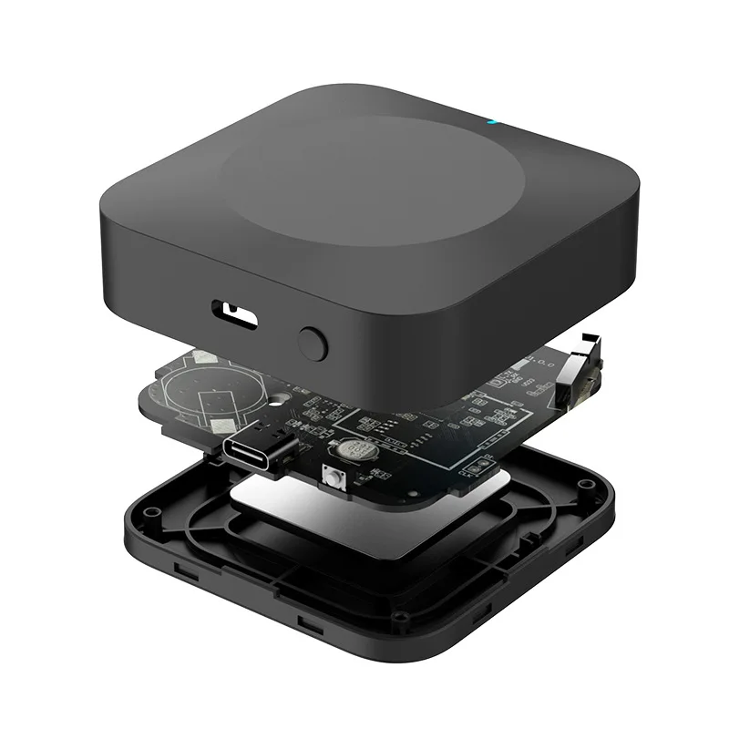 Tuya Gateway multimodale Dual-Band 2.4G 5G WiFi Zigbee BLE Sigmesh Telecomando wireless Ripetitore automatico Tuya Smart Home