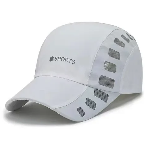 Baseball cap Men's quick-drying thin spring and summer cap Korean version trendy outdoor sports mesh breathable sun hat