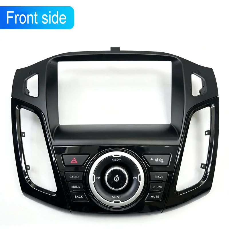 Car Radio Fascia Installation Panel For Ford Focus 3 Mk 3 2011- 2019 Android  2 Din Stereo Mounting Bezel Faceplate Frame Kit view 5
