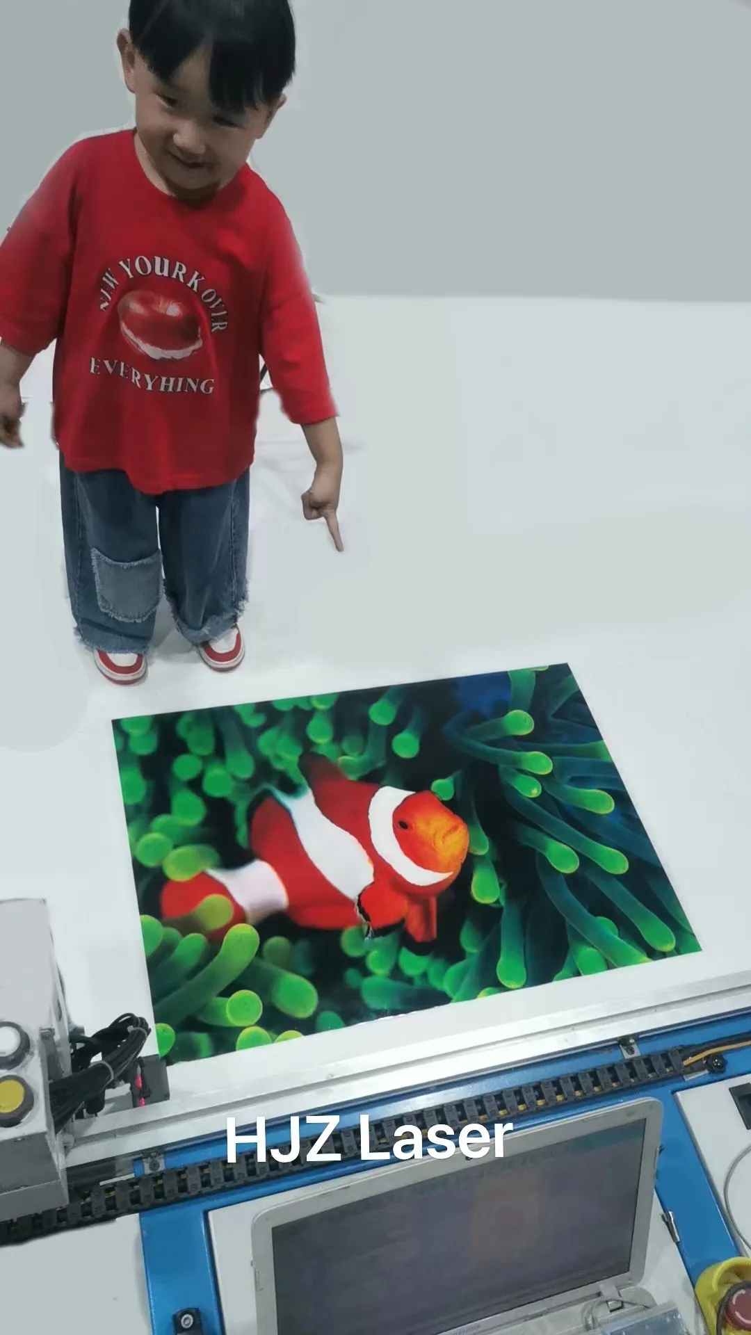 

Direct Painting 3D Effect Vertical Mural Wall and Horizontal Floor Ink-jet Printer HJZ LASER