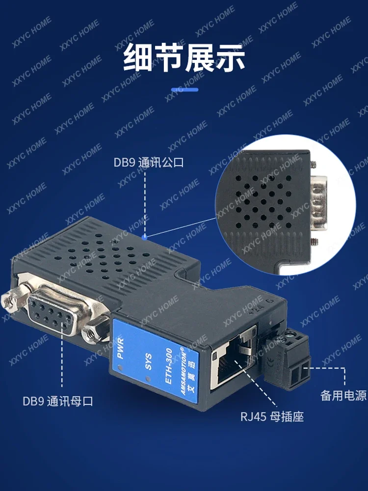 Compatible with S7-200/300 PLC ppi mpi dp to Ethernet communication expansion module