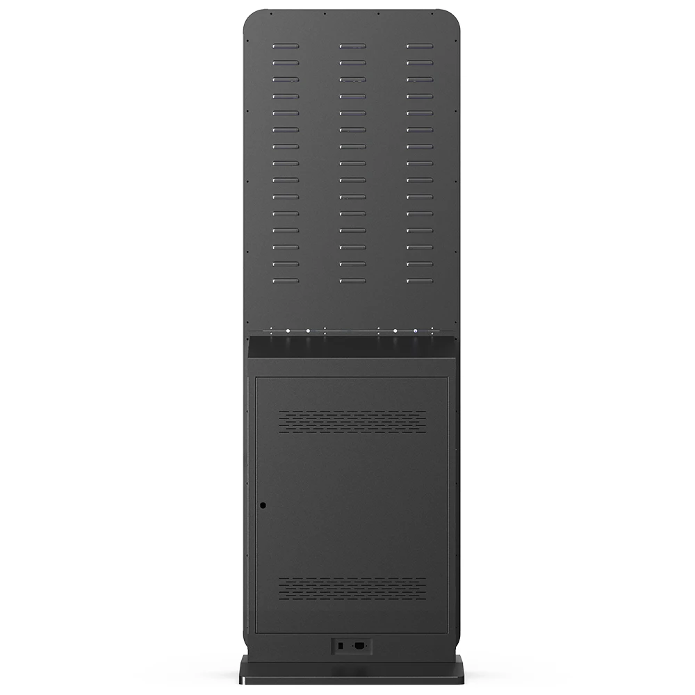 Fast Charging Li-Polymer Shared Power Bank Rental Station | 48-Slot QR Code Card Reader USB Vending Machine Kiosk 22.5W Output