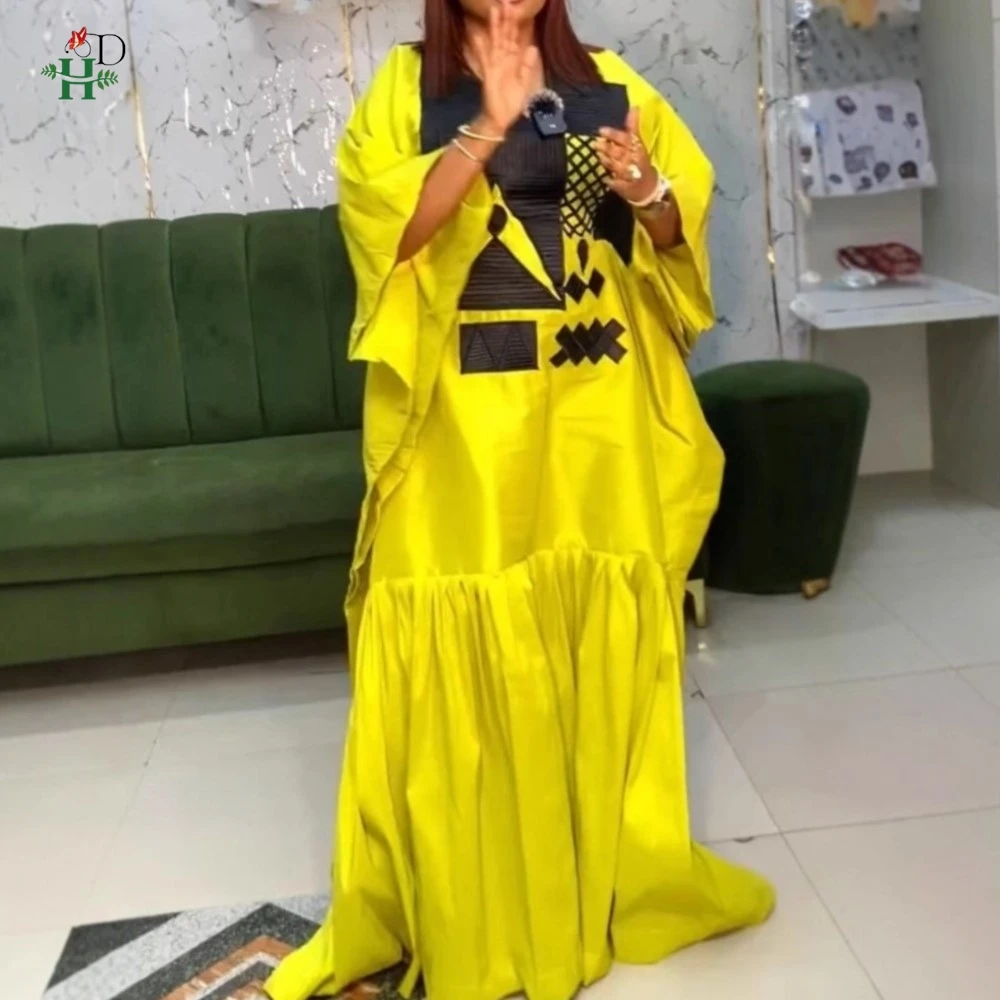 H&D Abiti africani per donna Abito turco Abito musulmano Plus Size Festa di nozze Caftano Boubou Robe Natale Africa Abbigliamento Nuovo