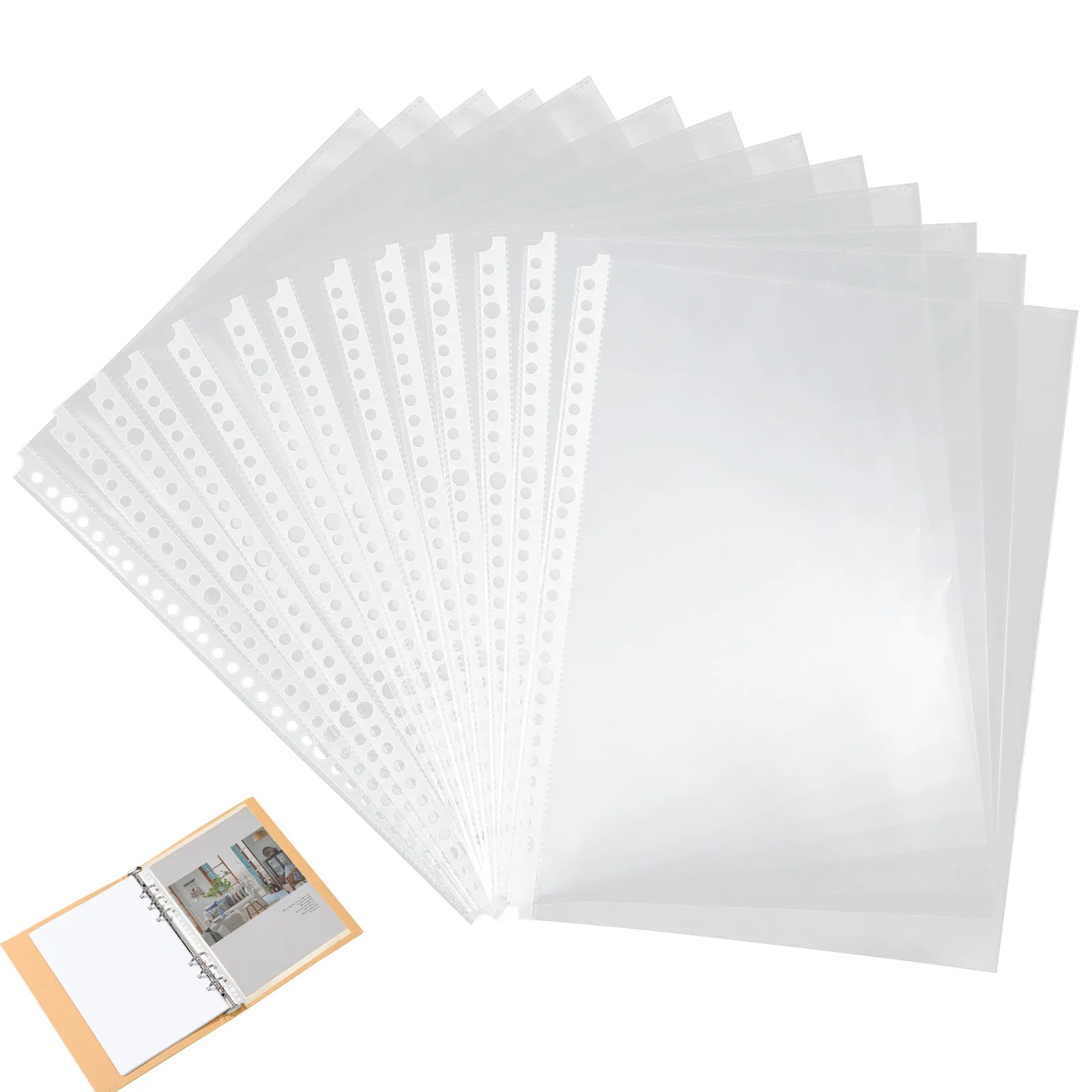 lot-de-100-pochettes-de-protection-transparentes-a4-pour-classeur-30-trous-pour-feuilles-mobiles-en-plastique-transparent