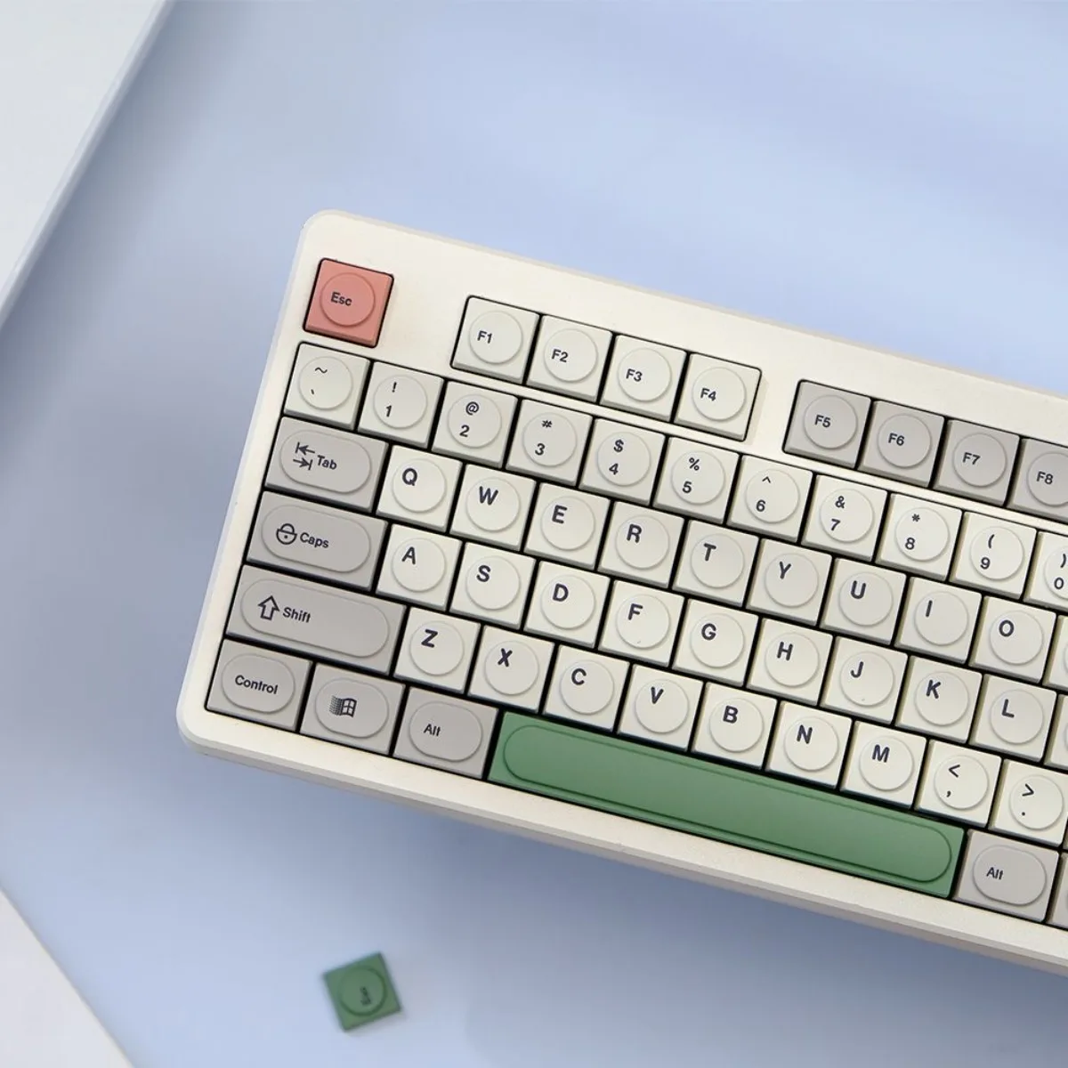 Low Profile Korean English Keycap 137 keys Retro Style PBT Block Simple key cap for Magnetic Mechanical Keyboard AJAZZ Wooting