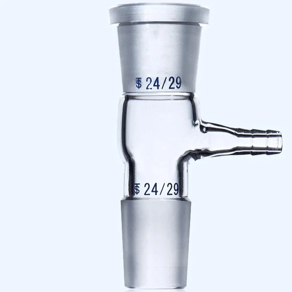 19/26 24/29 Joint Boro. Glass Aspirate Connector Adapter for Decompression In Bottle Labrotary Lab Glassware Chemical Experiment