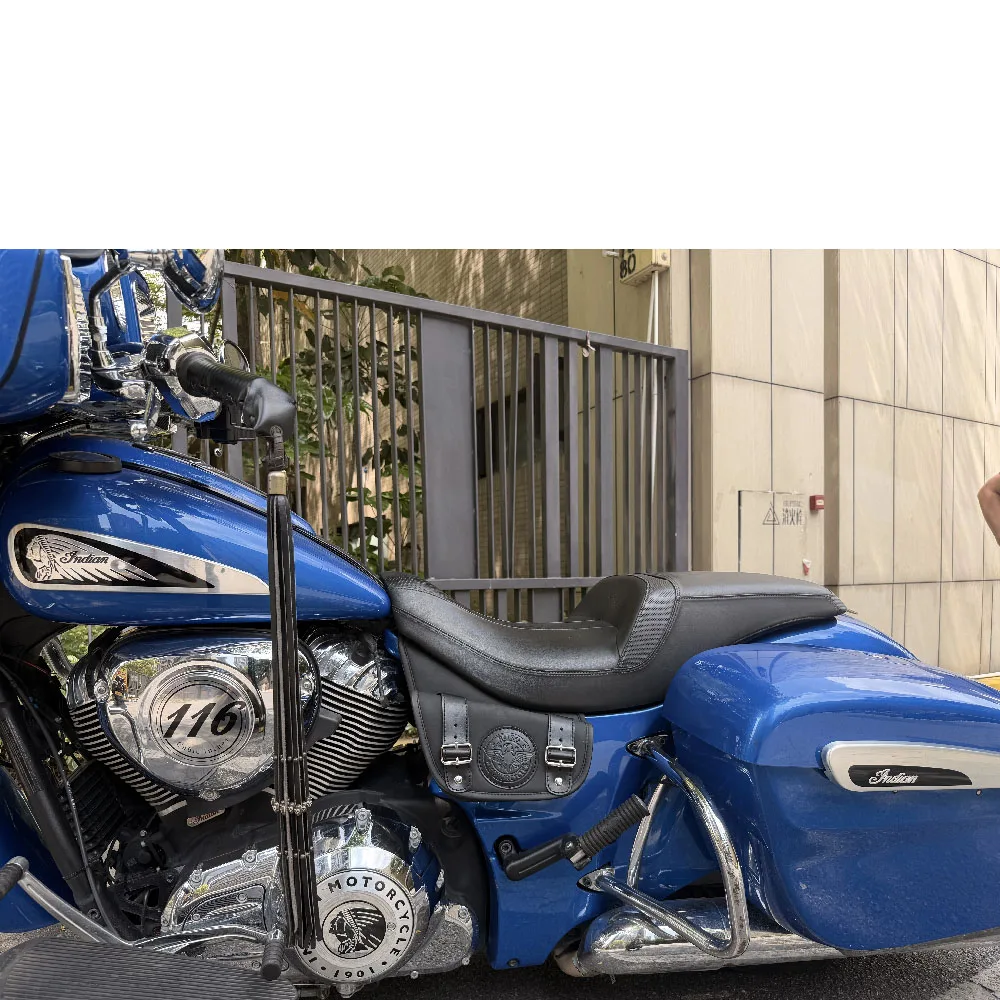 Motorcycle Heat Shield Waterproof Storage Bag Side Tank Pouch FitFor Indian Challenger Chieftain Roadmaster Springfield2020-2026