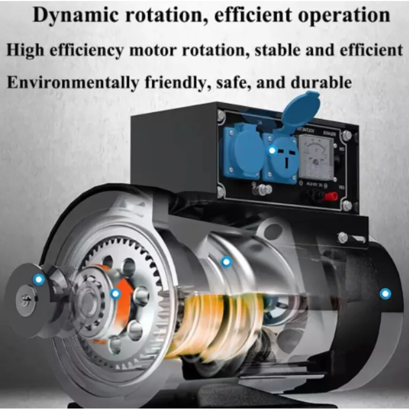 10KW Portable Single-phase Diesel Generator All Copper  Inner Core Small Generator Set  for Home  Industrial Use High  Power