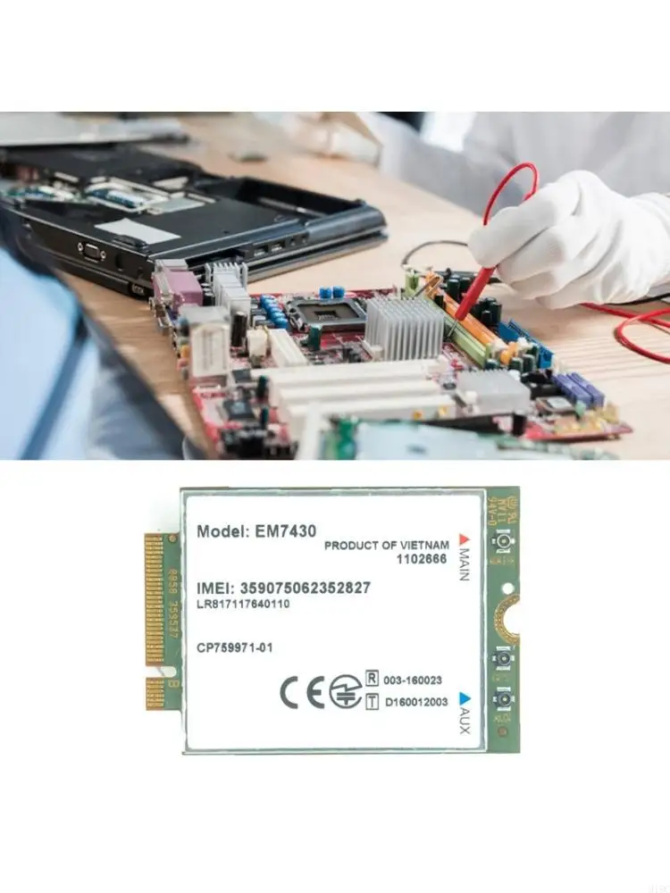 

EM7430 Энергоэффективная сетевая адаптер WWAN, поддерживающий LTE Advanced WLAN Wireless Card