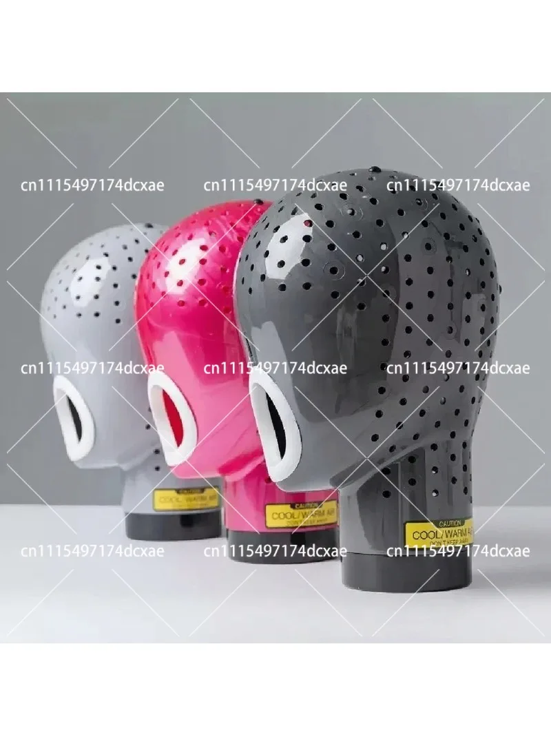 Wig Head Mannequin Hair Styling Practice Stand with Blow Dryer Holder, Adjustable Drying Training Tool for Salon