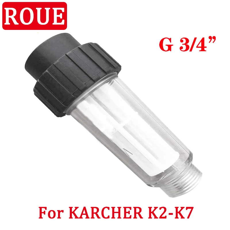 

Inlet Water High Pressure Cleaner Water Filter G 3/4"Fitting Medium (mg-032) Compatible for Karcher K2 K3 K4 K5 K6 K7 Series