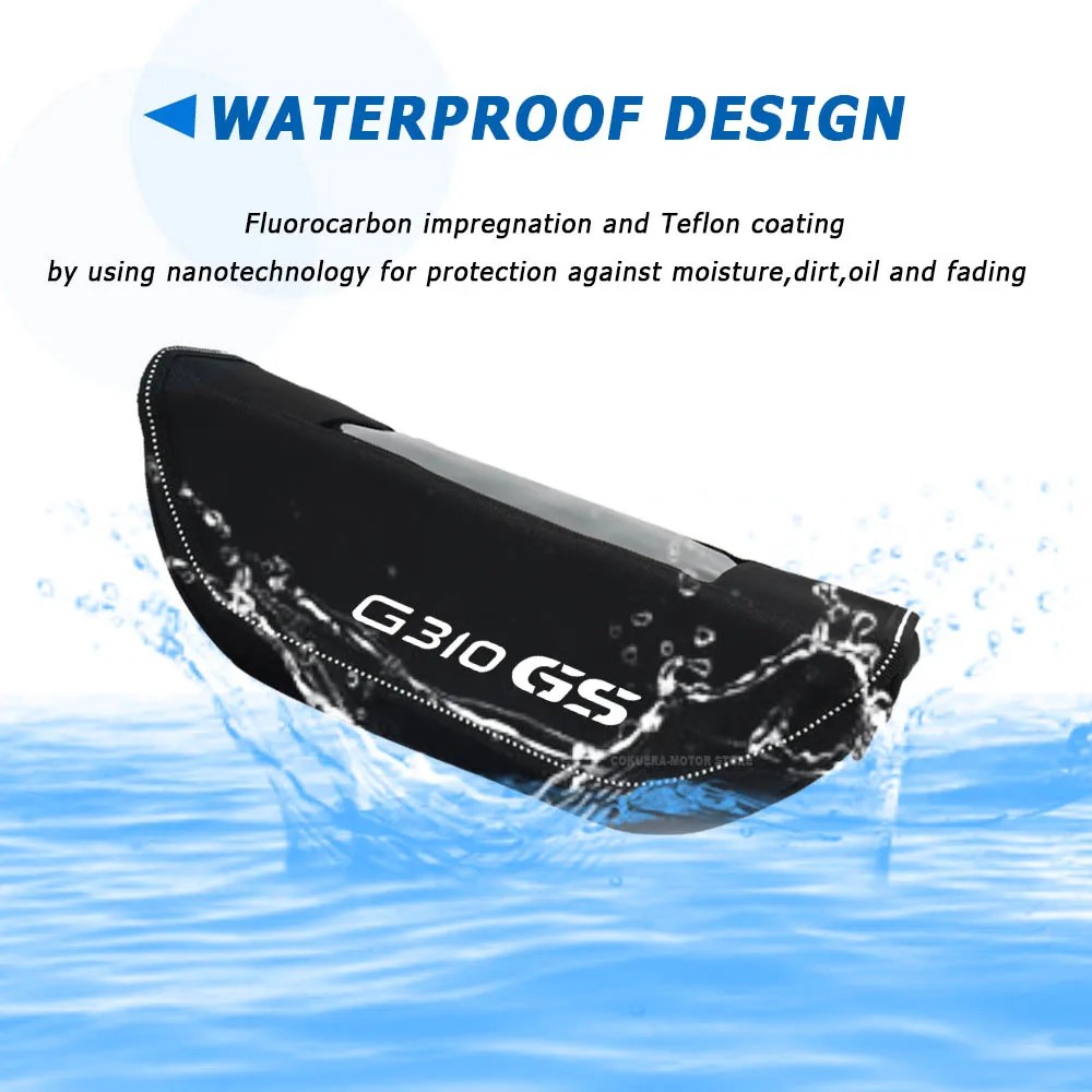 Motorcycle Waterproof And Dustproof Handlebar Storage Bag For BMW G310GS G310R G650GS G650X