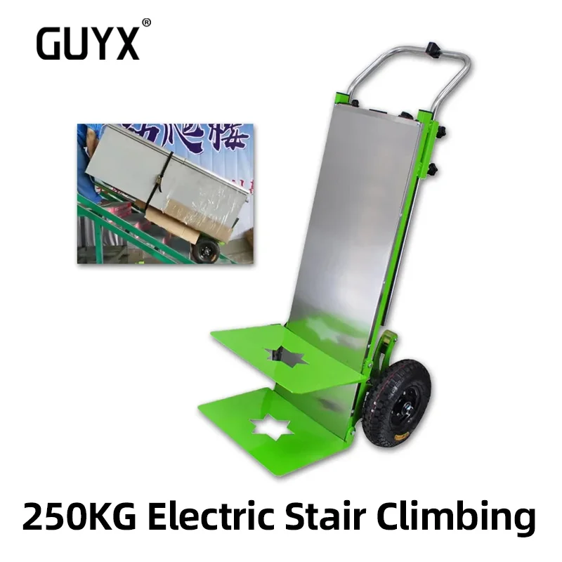 250kg 850W Electric Stair Climbing car, Hand trolley Stair Climber Climbing Cart Flat Truck stair climbing machine