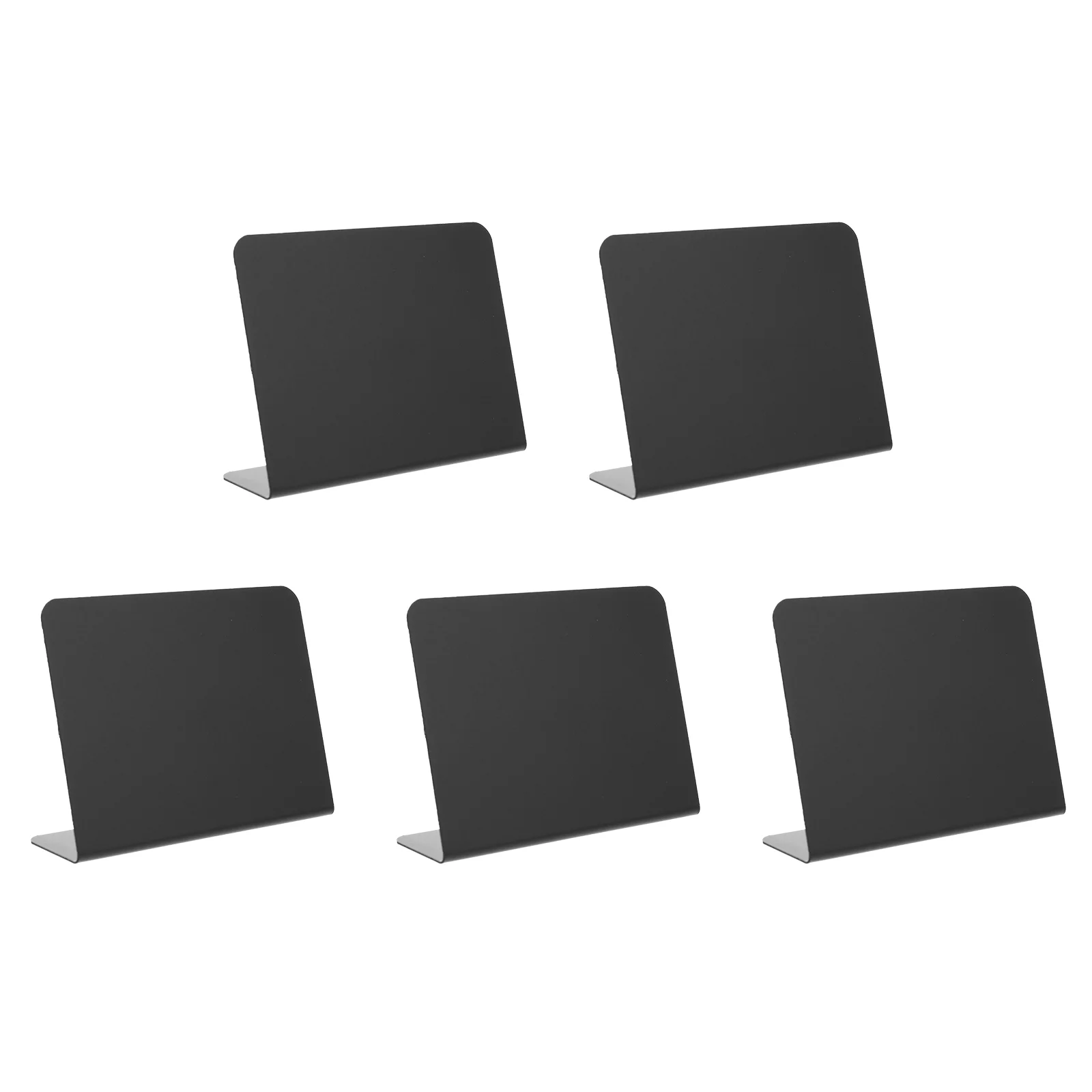 

5 Pcs Small Chalkboard Signs With Stand Tabletop Shelves Blackboard Signage Price Display Boards Merchandise Pvc