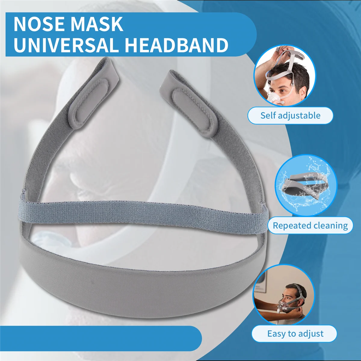 Замена ABNP для головного убора для ремня носовой маски для машины CPAP