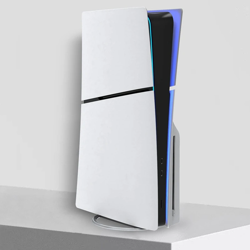 Suporte vertical confiável para versão de disco PS5 Slim e versão digital com parafusos para substituir a base do console PS5 Slim