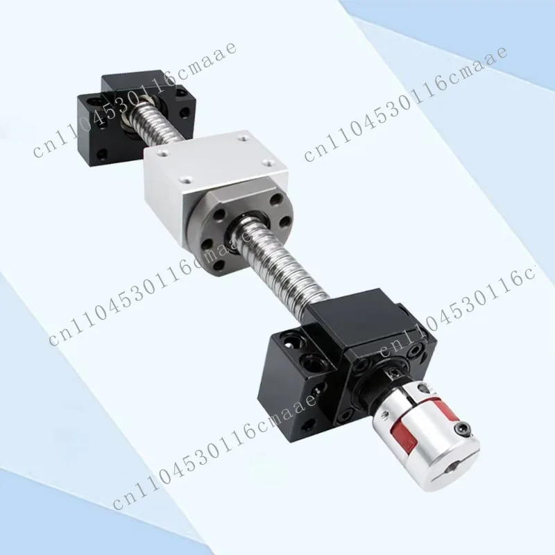 200mm Length 12mm Diameter Pitch 4 SFU1204-3 Screw High Precision Ball Screw Set Cnc Accessories Adjusting Screw Rod