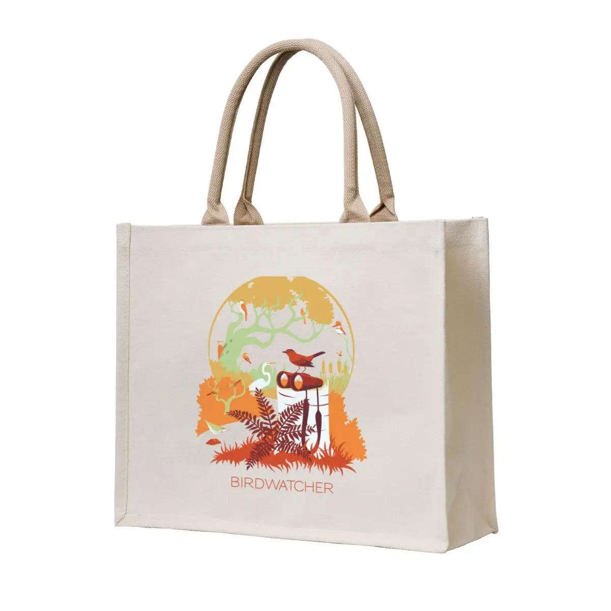 

Birdwatcher (reds) Tote Bag Canvas bag for women Women's bags Cloth bag