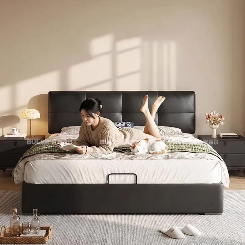

Design Sleeping Bed Mobile Princess Girls Floor Modern Luxury Children Baby Bedroom Bed Double Letto Matrimoniale Home Furniture