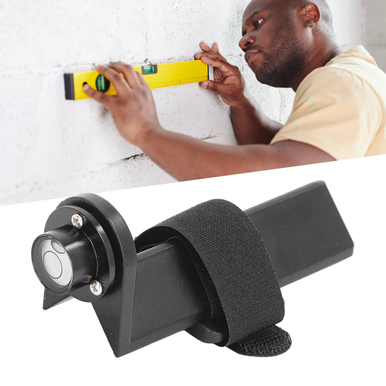 Herramienta de nivelación de burbujas Horizontal de aluminio, nivel de varilla de grado ajustable portátil para postes redondos y cuadrados