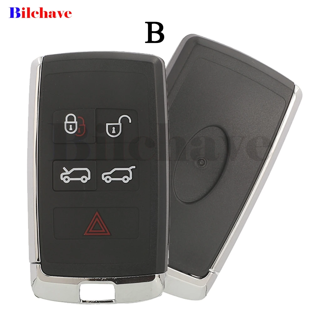 Jingyugin Remote Car Key Shell FOB 5BTN For Land Rover Discovery 5 Ranger Rover Velar Sport EVOQUE Jaguar XF XJ EX F-Pace F-Type - view 3