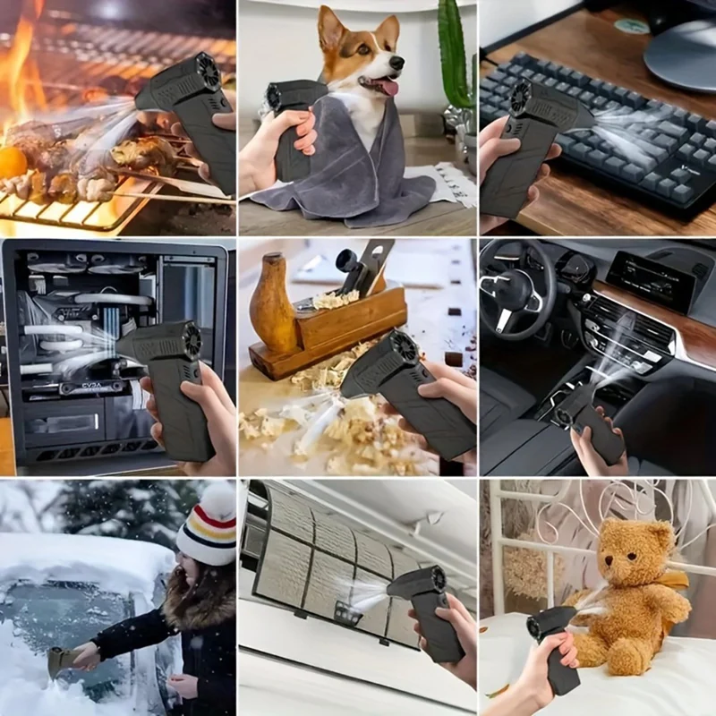 АБГР- 180000 Мини-воздуходувка в минуту, турбоструйный вентилятор, дисплей электроэнергии, ручной пылеочиститель, высокоскоростной инструмент для очистки тряпки