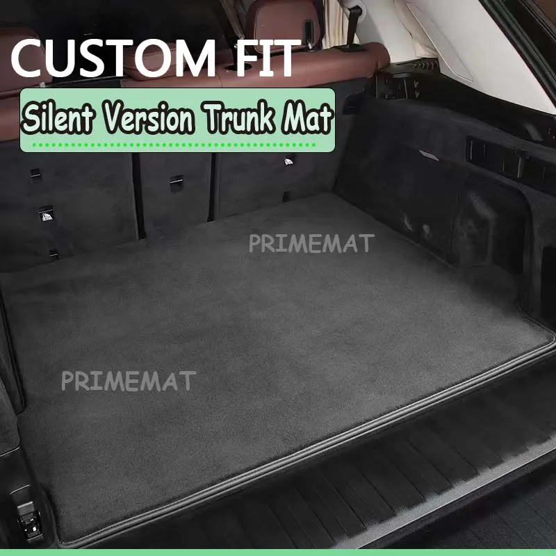 

ECOAUTO Rear Trunk Mat For Ford Mustang 2015-2022 Cargo Liner Tray Rear Trunk Luggage Pads black