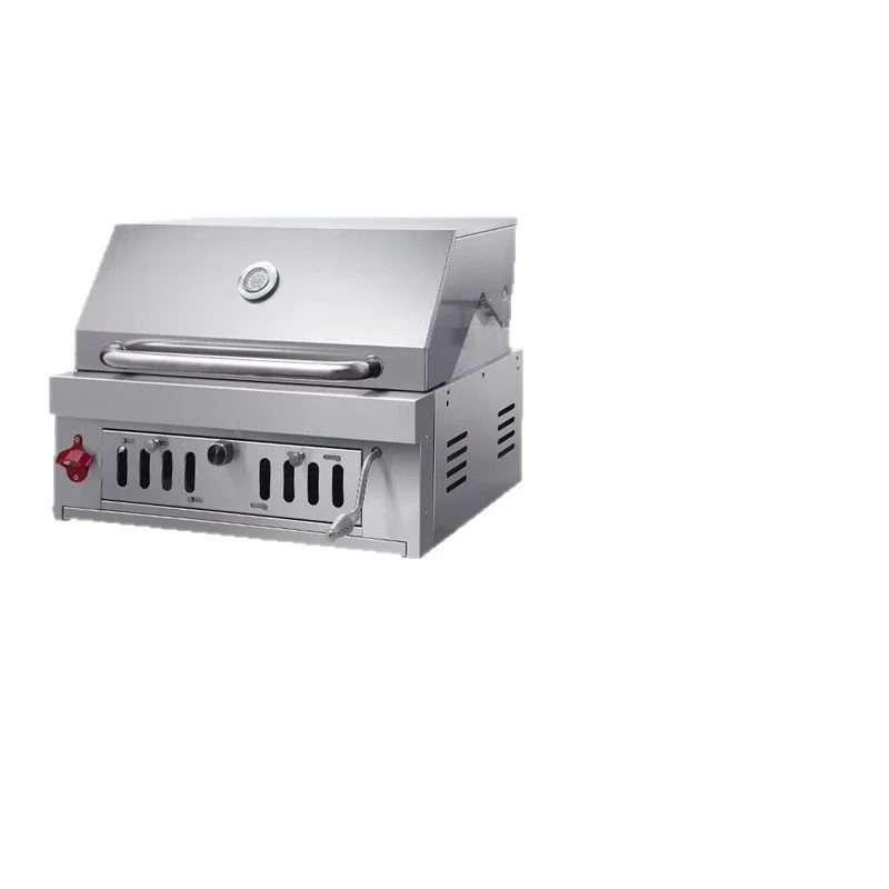 Built-in barbecue grill outdoor patio barbecue table villa garden charcoal barbecue grill household
