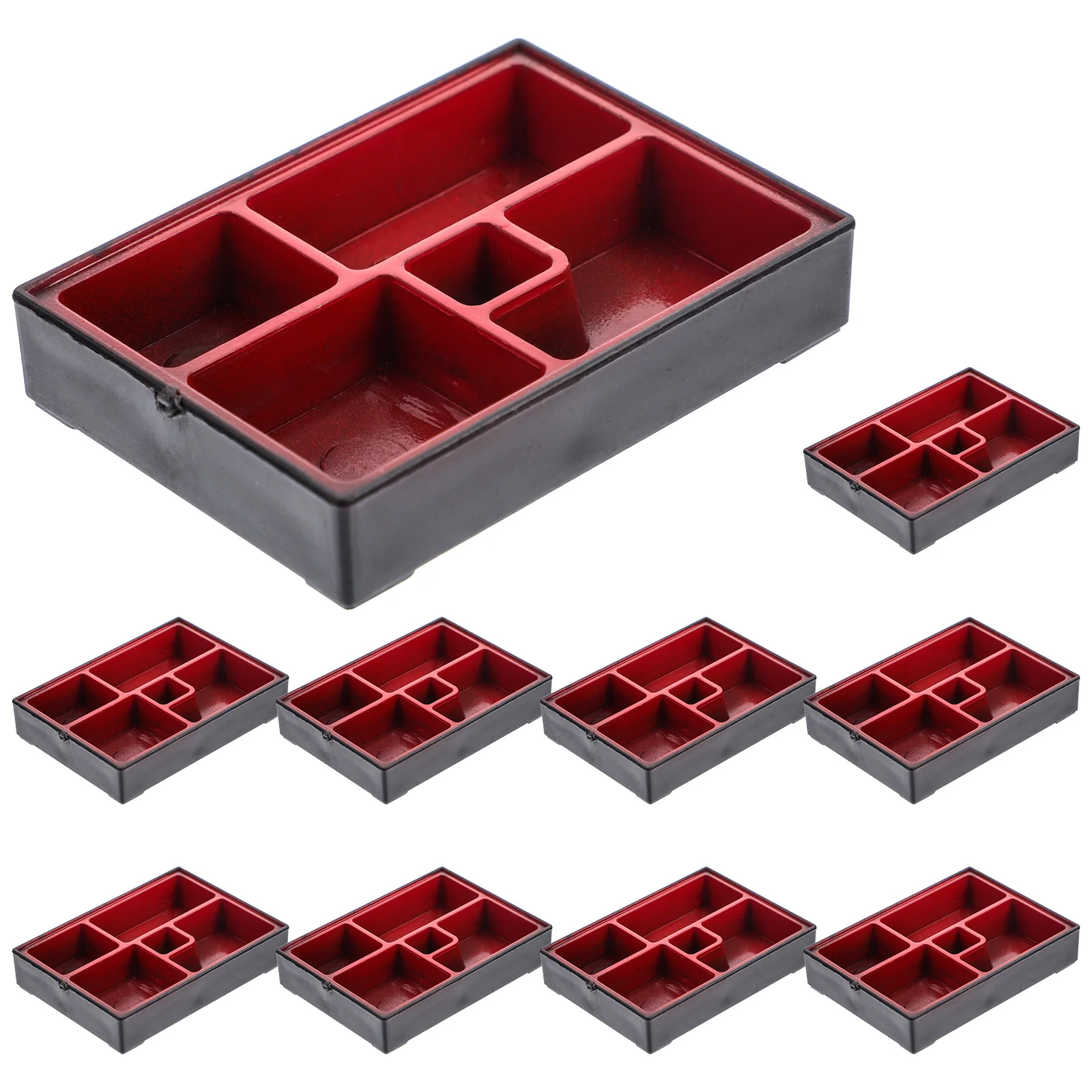 

10 Pcs Miniature Food and Play Plate House Scene Layout Props Child Decorations