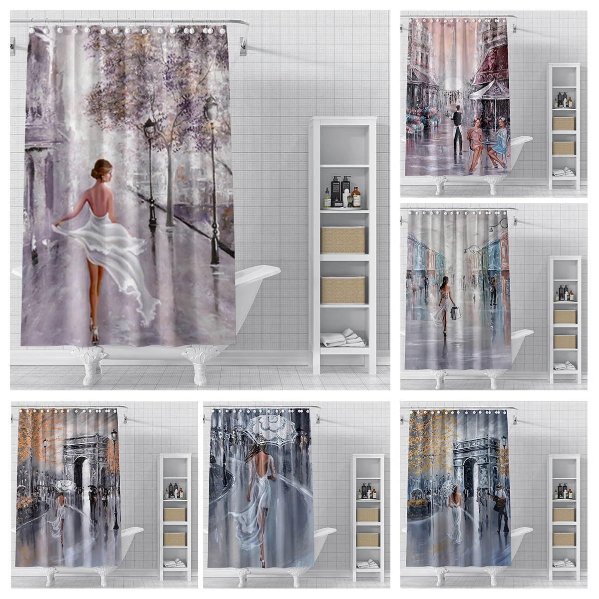 home shower curtains for bathroom waterproof fabric Modern Nordic style bathroom Curtains modern shower curtain 180x200 240x200