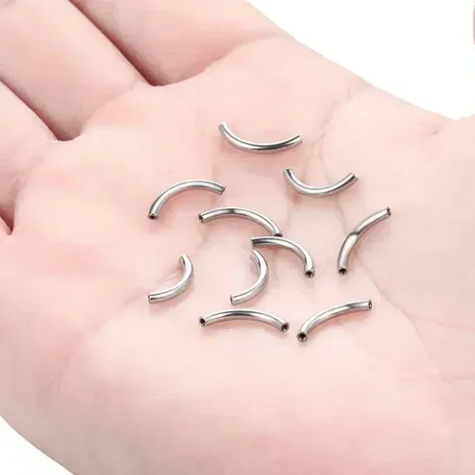Wholesale F136 Titanium Internal Thread Brow Piercing 16G Banana Curved Barbell Kit Brow Tragus Lip Ringpe Body Accessories